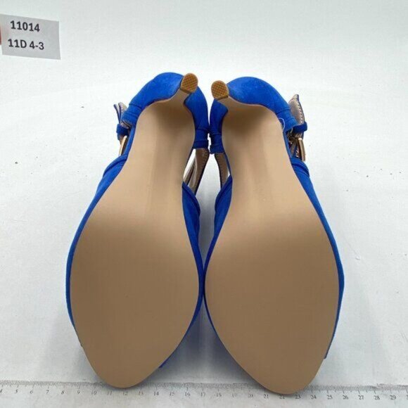 XYD Women Peep Toe Ankle Bootie High Heels Buckled Double Straps Cutout Fashion - Picture 6 of 7